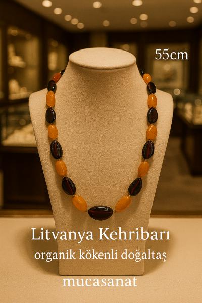 Özel Kesim Kehribar 50cm Litvanya