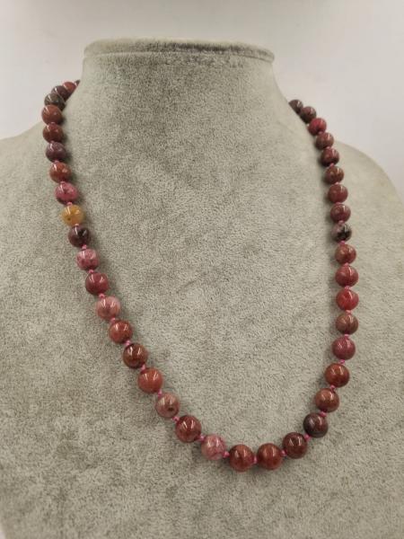 Rodokrosit 8mm/45cm Kolye