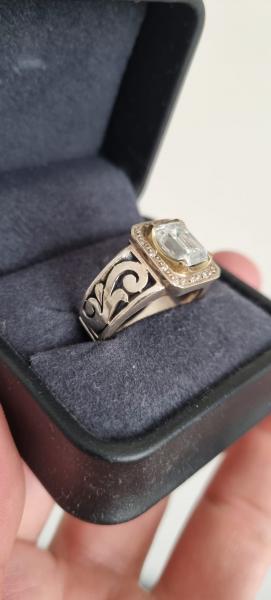 Moissanite Gümüş Pırlantalı