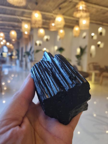 Siyah Turmalin 560gr Ham Taş