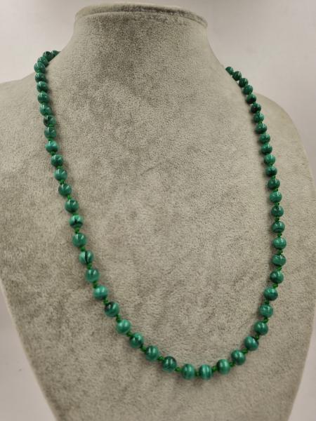 Malahit 6mm/50cm Kolye