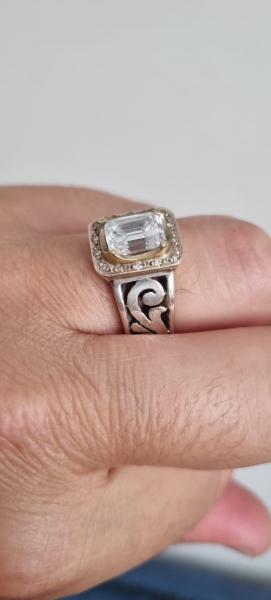 Moissanite Gümüş Pırlantalı