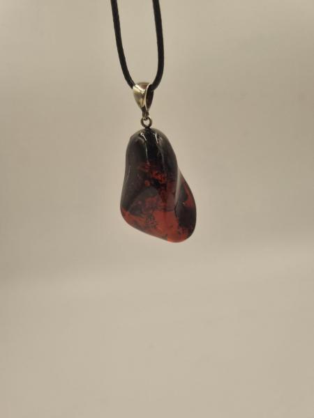 Kehribar Ateş Kolye Ucu