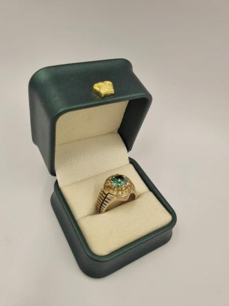 Moissanite Pırlantalı Gümüş Yüzük