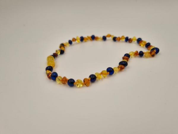 Kehribar Bebek Mavi Kehribarlı Baltık