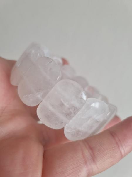 Clear Quarz Doğal Taş Bileklik