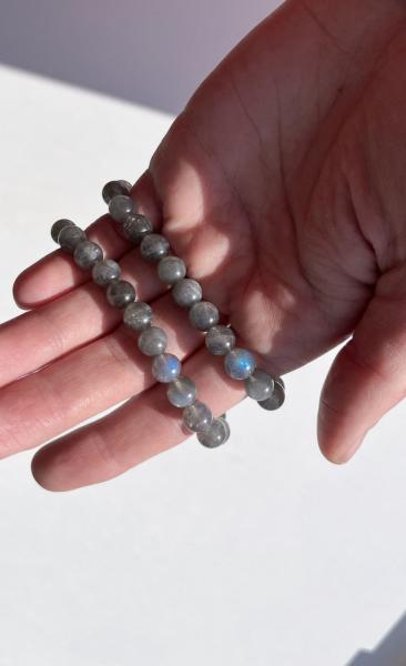 Labradorit Taşı Bileklik – 8 mm