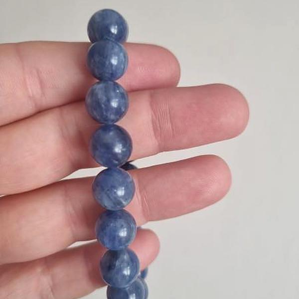 Kyanit 10mm Brazilya Doğal Taş Bileklik