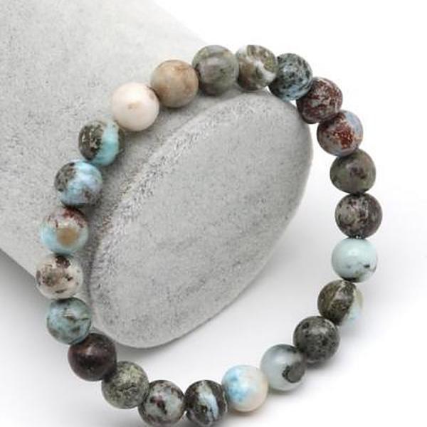 Larimar 6mm Atlantis'in Kayıp Taşı Bileklik